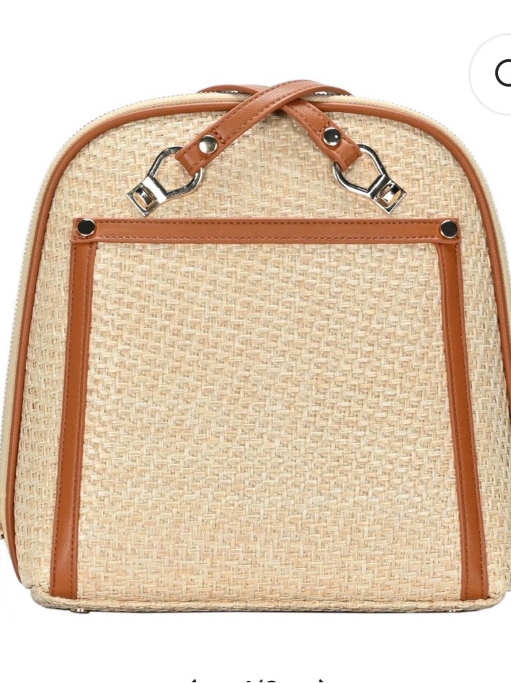 Miztique Daisy Bamboo Straw Convertible Backpack